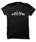 T-shirt Evolution de l'homme en GeeK