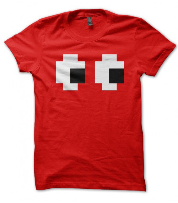 T-shirt Ghost from Pac-Man by T-GeeK