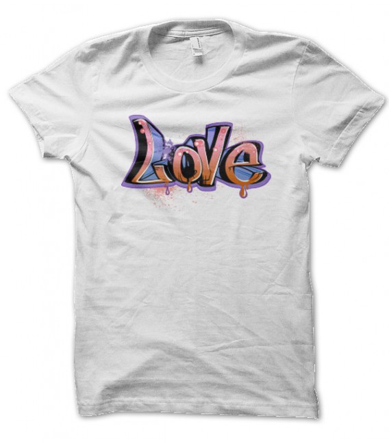 T-shirt Love Graph Hip Hop