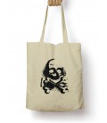 Tote Bag Tête de Mort Spray