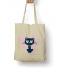 Tote Bag Love Cat