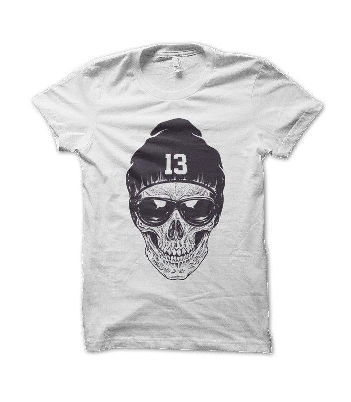 T-Shirt Skull 13, Téte de mort  Teez, Tee shirt humour et originaux