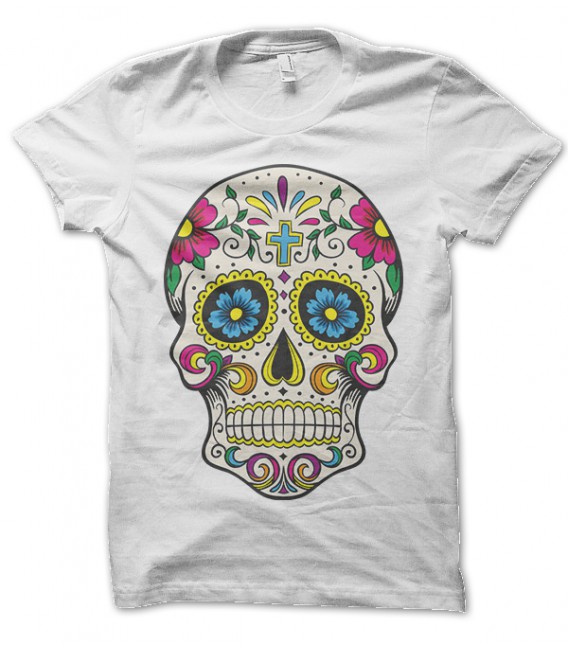 Tee Shirt Calavera, Crane mexicaine