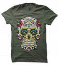 Tee Shirt Calavera, Crane mexicaine