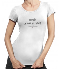 Tee shirt message sales femme pas cher