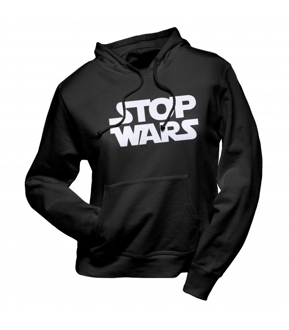 Sweat Shirt Capuche Stop Wars