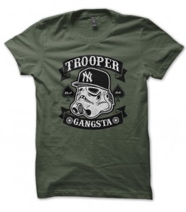 Tee Shirt Gangsta Trooper, May the Force Yo Man