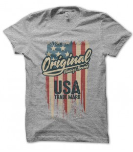 Tee-Shirt Homme, Original Vintage Brand USA Trademark