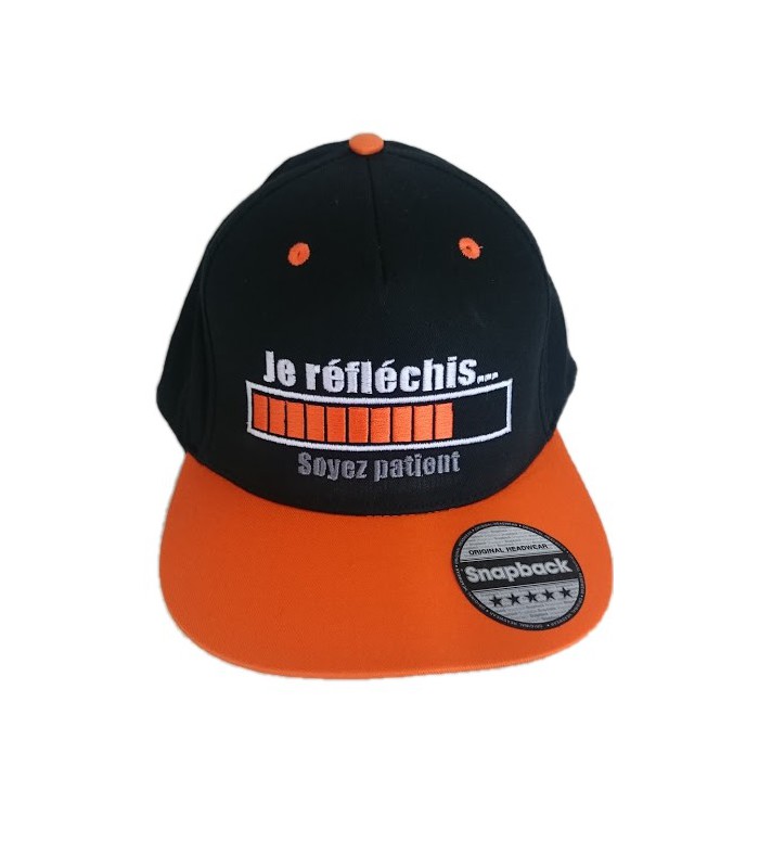 Casquette SnapBack Je Réfléchis .