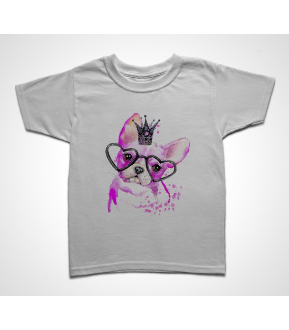 Tee shirt Enfant Chien Princesse