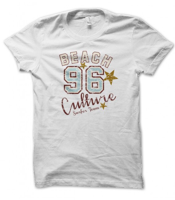 T-shirt Surf Beach Culture 96