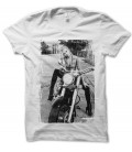 Tee Shirt Tee Shirt Girl's Biker on Harley Davidson