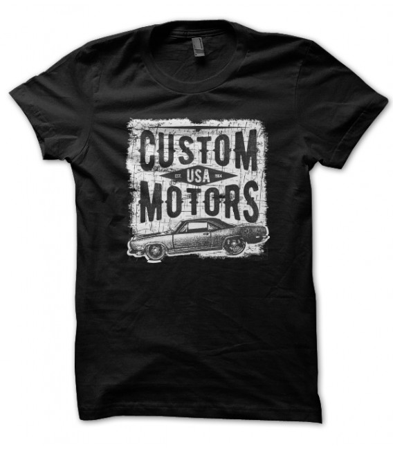 Tee Shirt Custom Motors USA