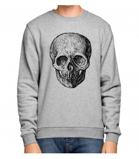 Sweat Shirt Tête de Mort stencil