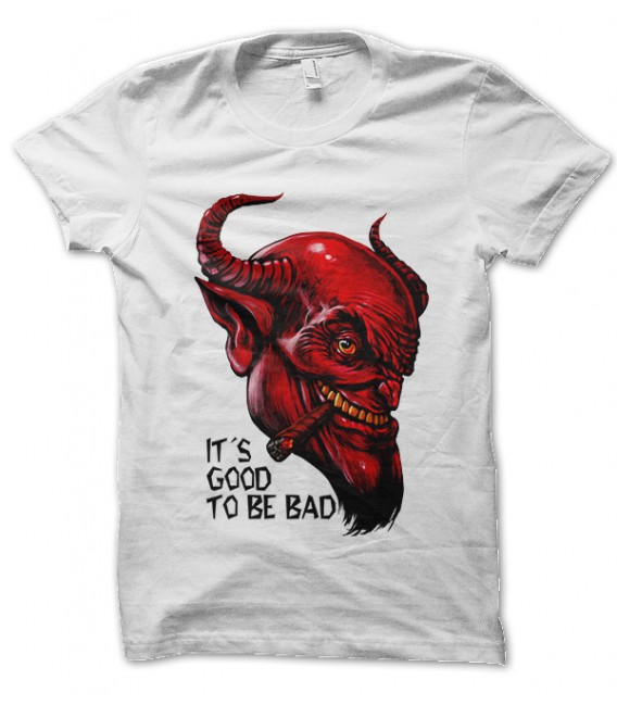 Tee Shirt Good to be Bad ! HellHead Devil