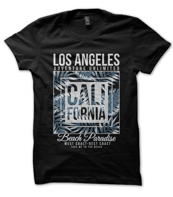 Tee Shirt Vintage Los Angeles, Beach Paradise