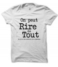 Tee Shirt On peut rire de tout, mais pas en mangeant de la semoule