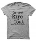 Tee Shirt On peut rire de tout, mais pas en mangeant de la semoule