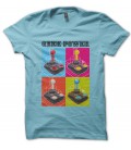 Tee Shirt GeeK Power, Joystick Warhol Style Pop Art