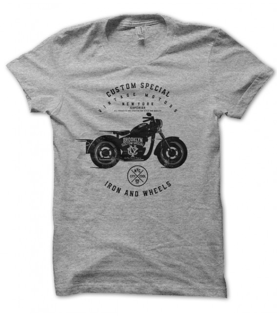 Tee Shirt Moto Custom Special New York