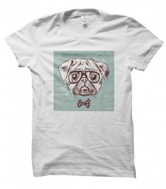 T-shirt Dog Noeud Pap'