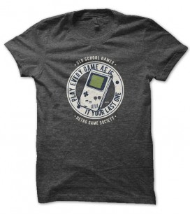 Tee Shirt GeeK Old school Gamer, Gameboy