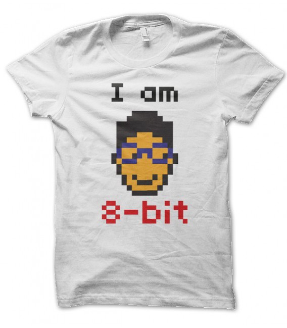 T-shirt Geek I Am a 8-bit