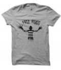 Tee Shirt Free Hugs, Freddy Krueger - Calins Gratuit 