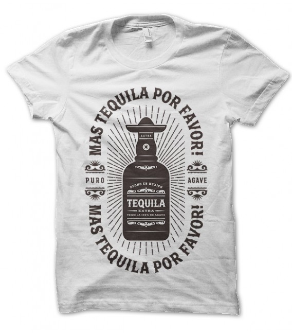 Tee shirt mas tequila por favor