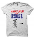 Tee Shirt Anniversaire, vainqueur en .. et choisissez la Date