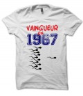 Tee Shirt Anniversaire, vainqueur en .. et choisissez la Date