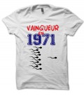 Tee Shirt Anniversaire, vainqueur en .. et choisissez la Date