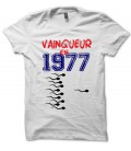 Tee Shirt Anniversaire, vainqueur en .. et choisissez la Date