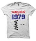 Tee Shirt Anniversaire, vainqueur en .. et choisissez la Date