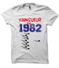 Tee Shirt Anniversaire, vainqueur en .. et choisissez la Date