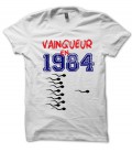 Tee Shirt Anniversaire, vainqueur en .. et choisissez la Date