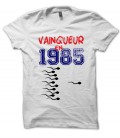 Tee Shirt Anniversaire, vainqueur en .. et choisissez la Date