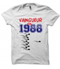 Tee Shirt Anniversaire, vainqueur en .. et choisissez la Date