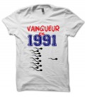 Tee Shirt Anniversaire, vainqueur en .. et choisissez la Date