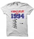 Tee Shirt Anniversaire, vainqueur en .. et choisissez la Date