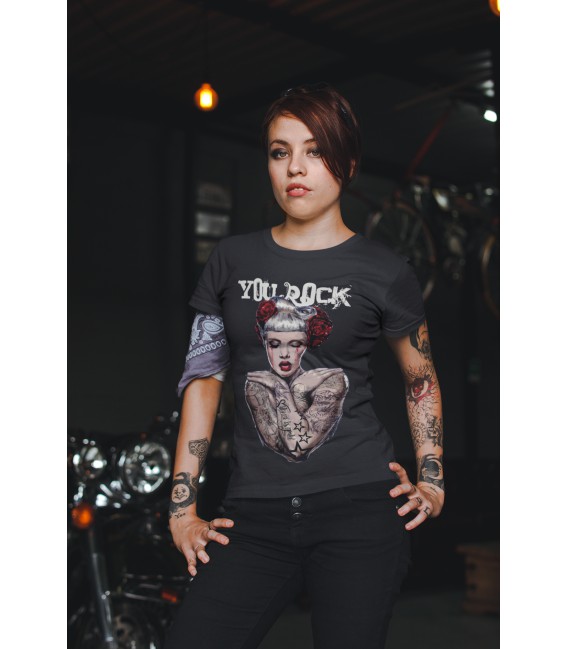 Tee Shirt Femme You Rock Tattoo