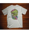 Tee shirt blanc Skull Freaks 