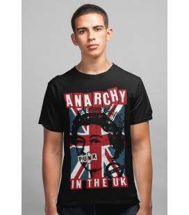 Tee Shirt noir, homme Anarchy in the UK, Punk Industry