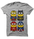 Tee Shirt Original 4 Minions Heros de T-GeeK !