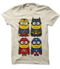 Tee Shirt Original 4 Minions Heros de T-GeeK !