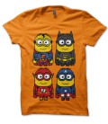 Tee Shirt Original 4 Minions Heros de T-GeeK !