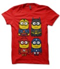 Tee Shirt Original 4 Minions Heros de T-GeeK !