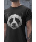 Tee Shirt Noir pour homme Original Black Metal Panda