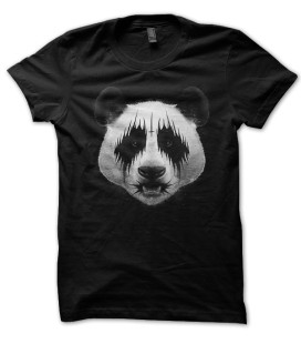 Tee Shirt Noir pour homme Original Black Metal Panda