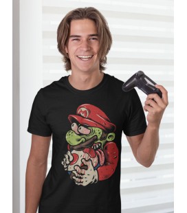 Tee Shirt Geek Zombie Mario